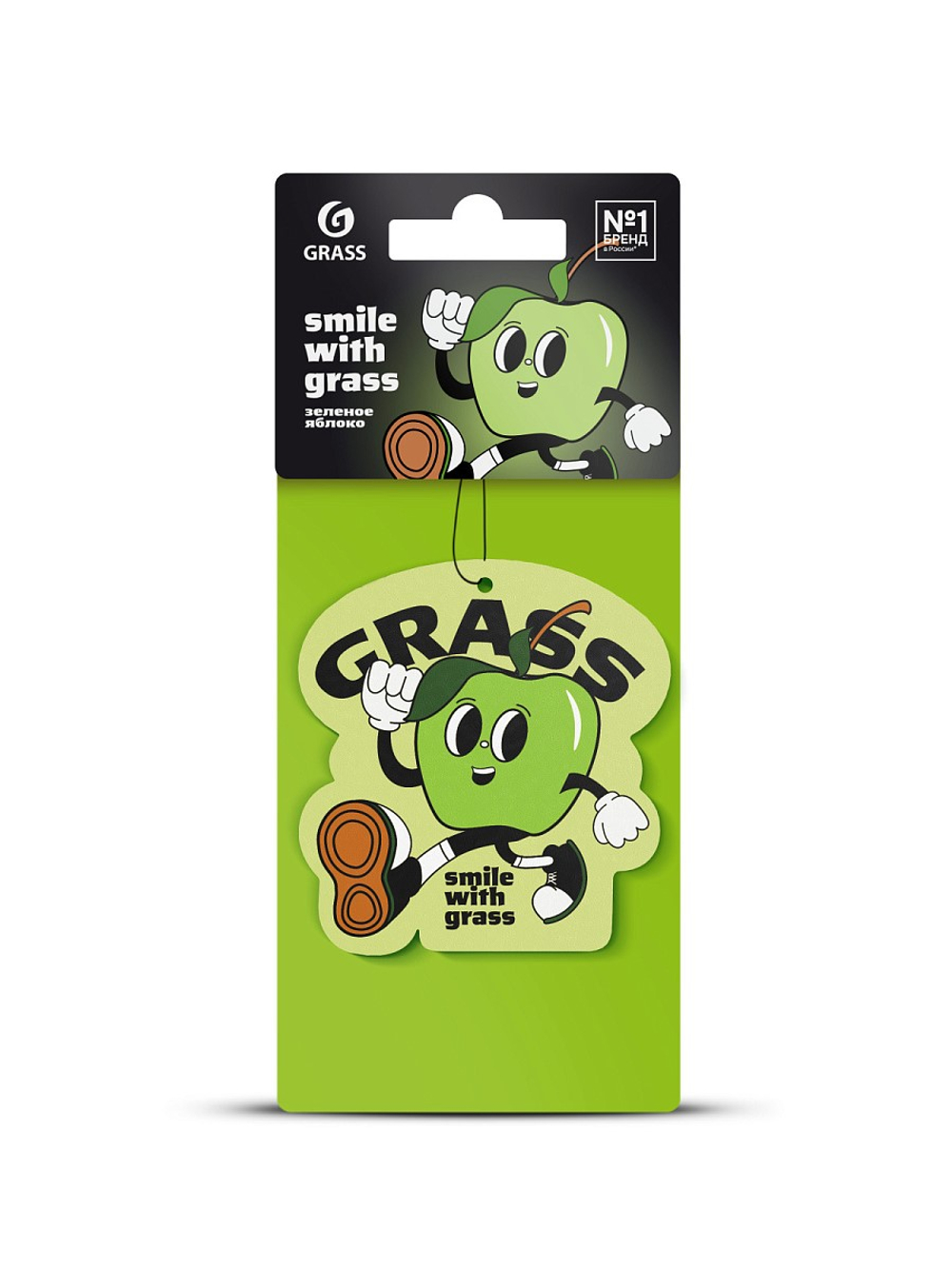 Grass Ароматизатор воздуха картонный Яблоко