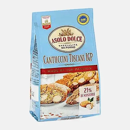 Печенье Cantuccini с миндалём Asolo Dolce 125г