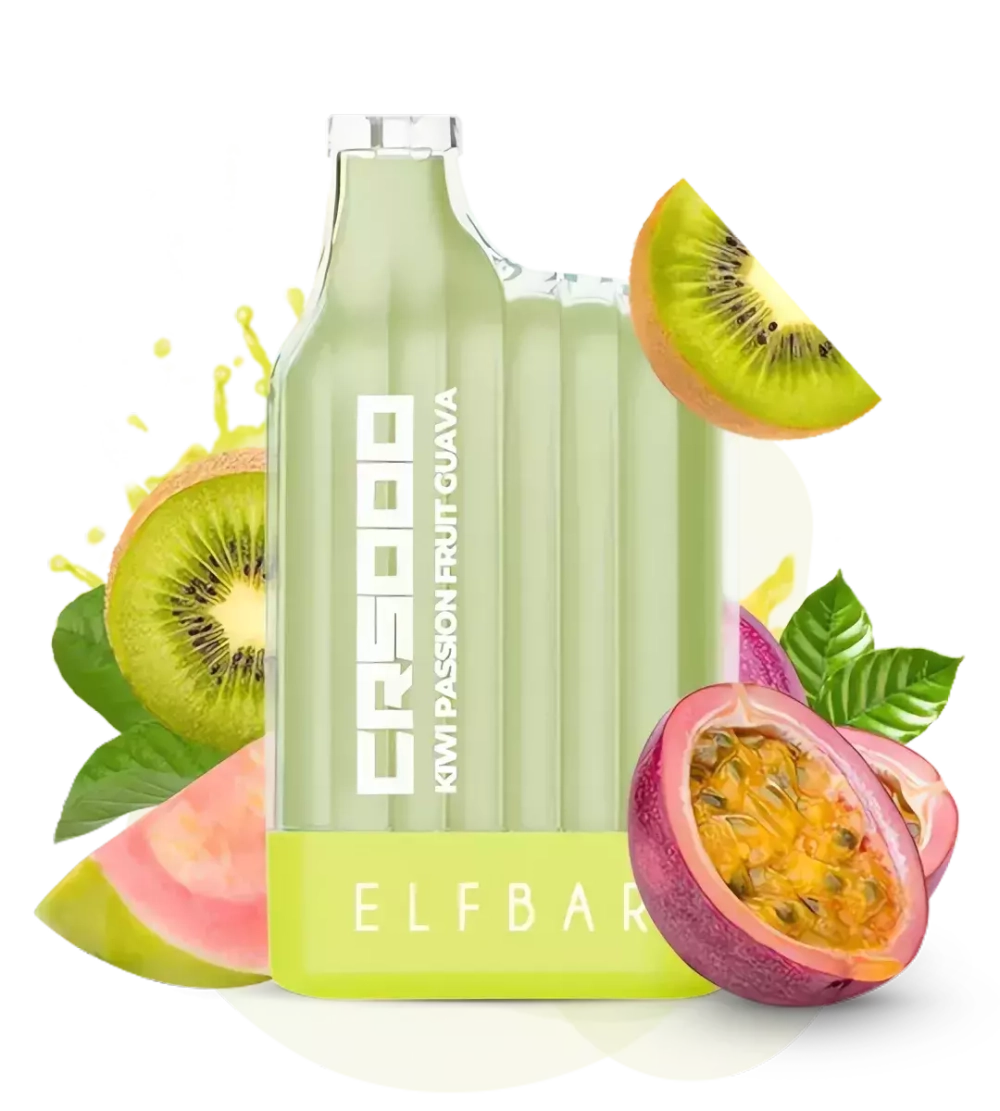 ELFBAR CR5000 - Kiwi Passion Fruit Guava (5% nic)