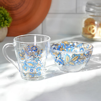 Набор "Ланч" 2 предмета (кружка 250мл, салатник 250мл) "Милори"