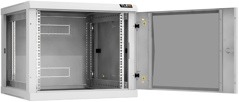 Шкаф настенный 19", 9U TLK TWC-096060-R-G-GY