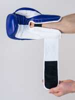 Перчатки боксерские LEADERS LS 2 BL/WH (сине-белые)