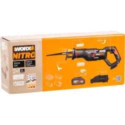 WORX WX516 сабельная пила аккумуляторная (1 x 4 Ач, ЗУ)