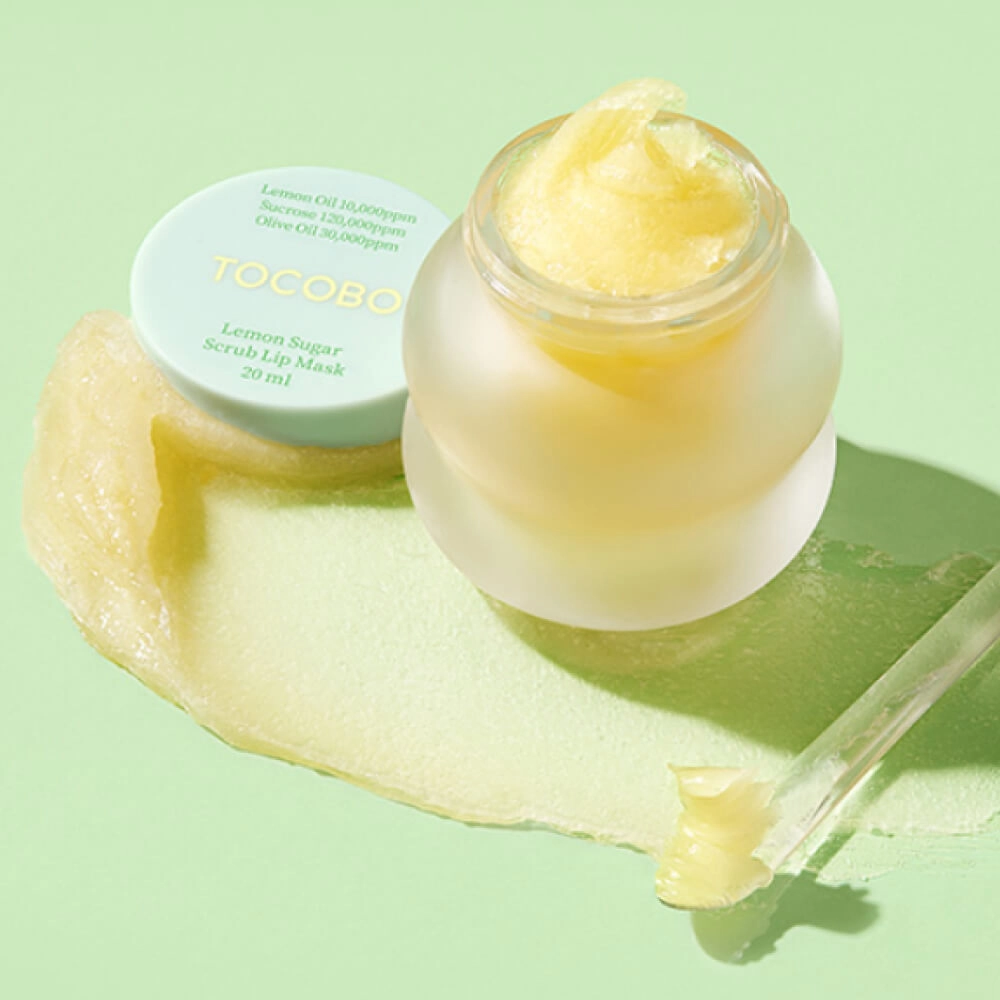 Маска-скраб несмываемая для губ Tocobo Lemon Sugar Scrub Lip Mask 20 мл