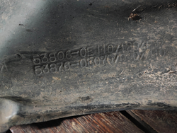 Подкрылок передний левый Toyota Highlander 3 (U50) 13-16 Б/У Оригинал 538060E110