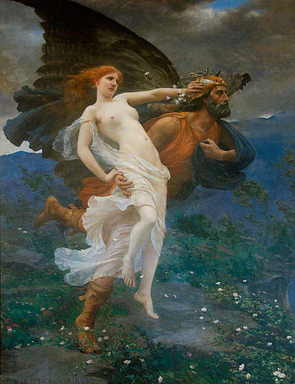 Charles William Mitchell (1854-1903) - эротическое искусство британского художника Чарльза Уильяма Митчелла