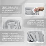 Стульчик-электрокачель Bubago Aurora 4в1 серый