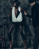 Лосины декоративные коричневые