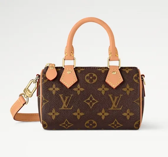 Сумка Louis Vuitton Speedy с плечевым ремнем Monogram