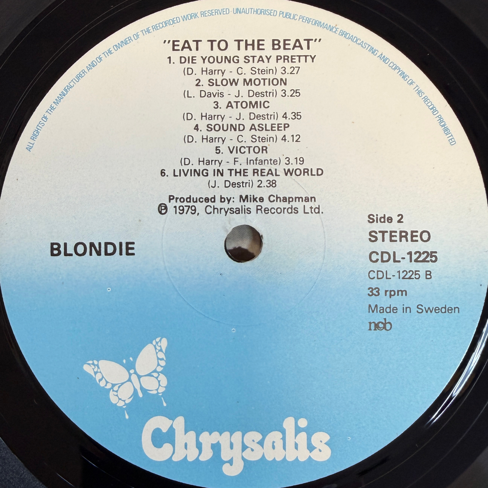 Blondie - Eat To The Beat (Швеция 1979г.)