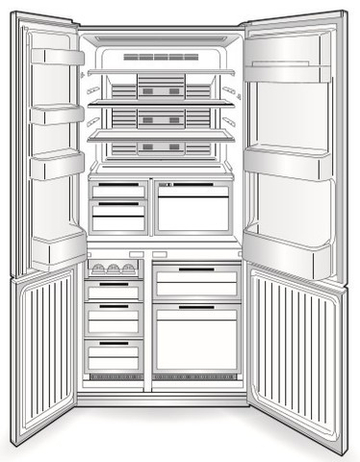 Холодильник MITSUBISHI MR-LR78EN-GRB