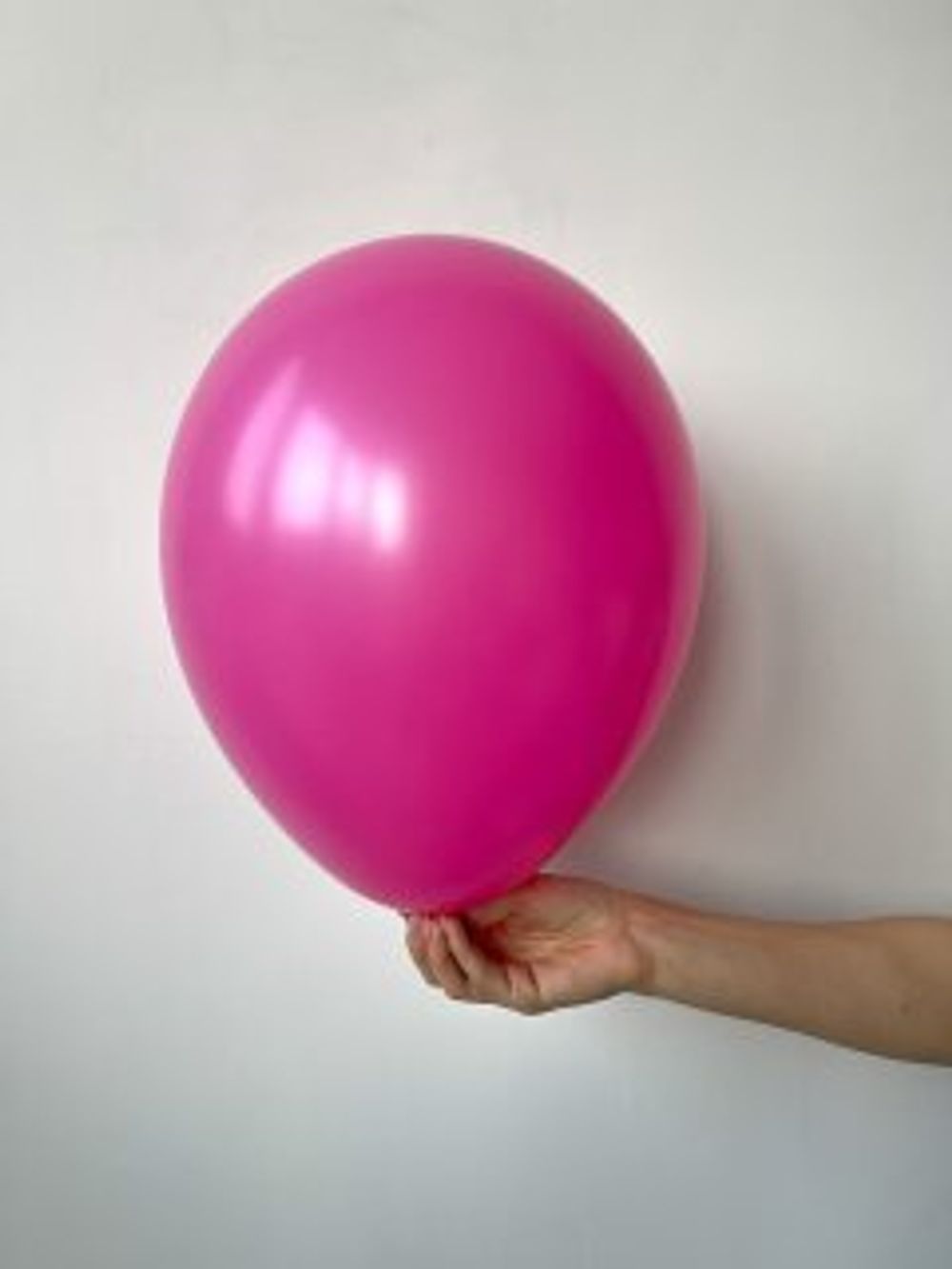 S Шар пастель 12'' / 30 см №7 розовый фуксия Фуше (БГ-17)  Изображение2