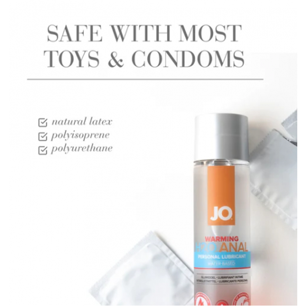 Анальный согревающий лубрикант на водной основе JO Anal H2O Warming, 120 мл