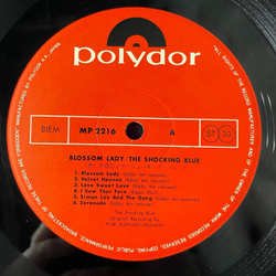Винтажная виниловая пластинка LP Shocking Blue Blossom Lady (Japan 1972) (No Obi) Velvet Heaven