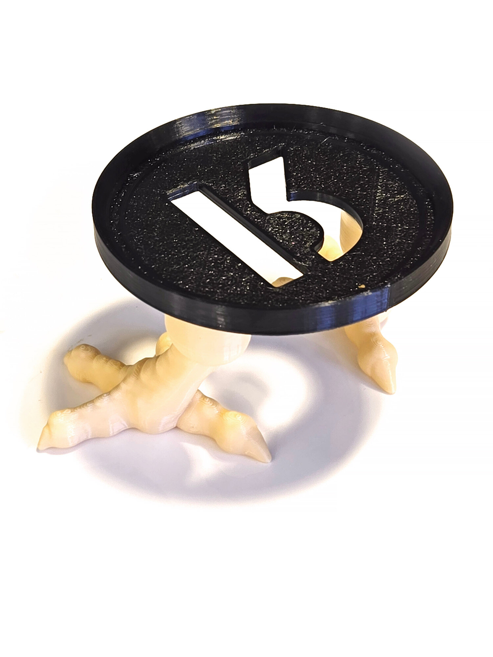 Шуточная подставка для Яндекс станции Лайт (Яндекс-Алиса) 3D печать, черная