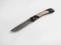 Складной нож "Сойка", сталь Х12МФ, рукоять карельская береза/черный граб