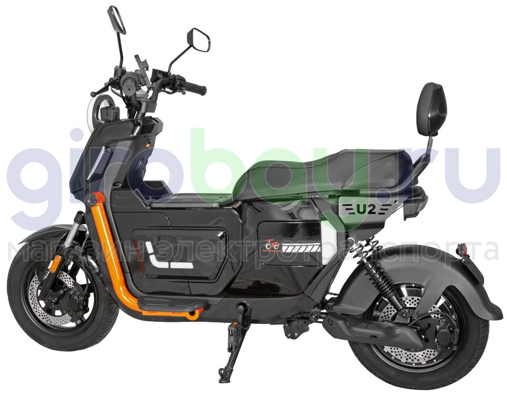 Электроскутер MAIKAOLIN U2 PRO 1500W (60V/40Ah) - Чёрный фото №9