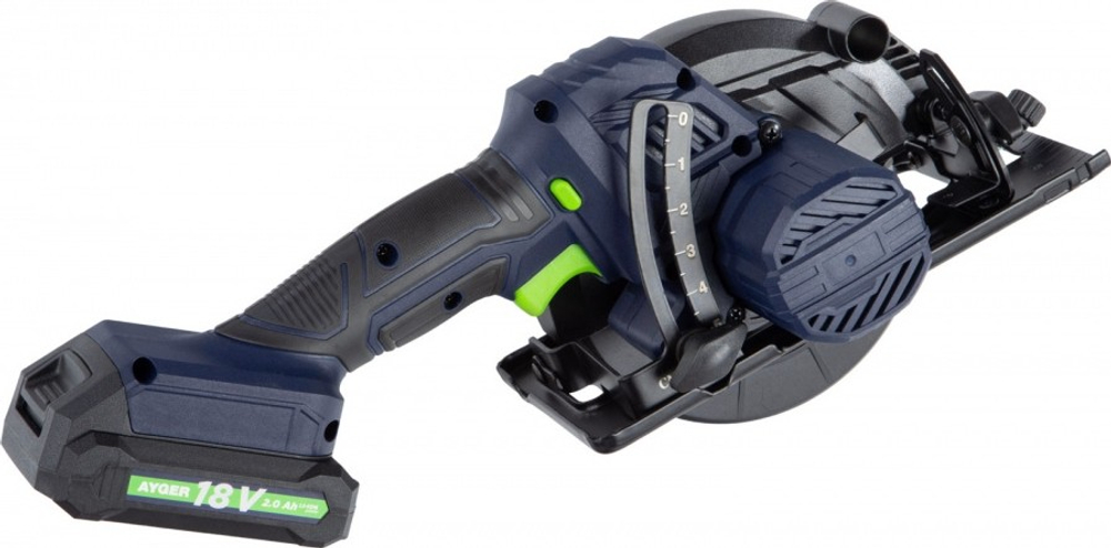 Пила циркулярная аккумуляторная AYGER  AR18BL2