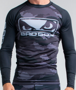 Рашгард Bad Boy Fighter черный/серый камуфляж