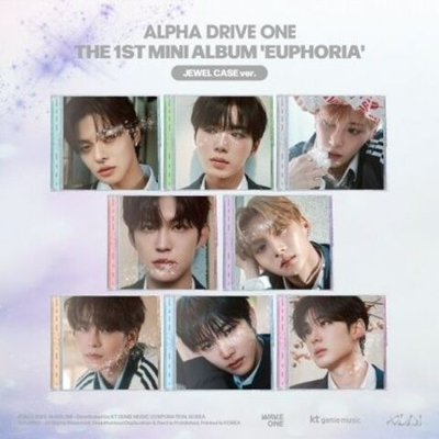 (ПРЕДЗАКАЗ) Альбом ALPHA DRIVE ONE - EUPHORIA 1st Mini Album JEWEL CASE 8 Version SET
