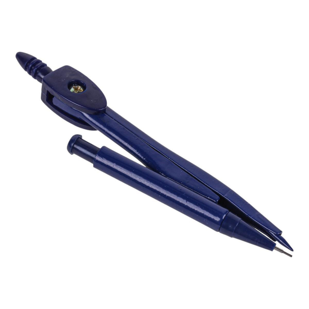 Готовальня 7 предм. цирк-автом, стержни,ластик,4 лин,пласт.футляр