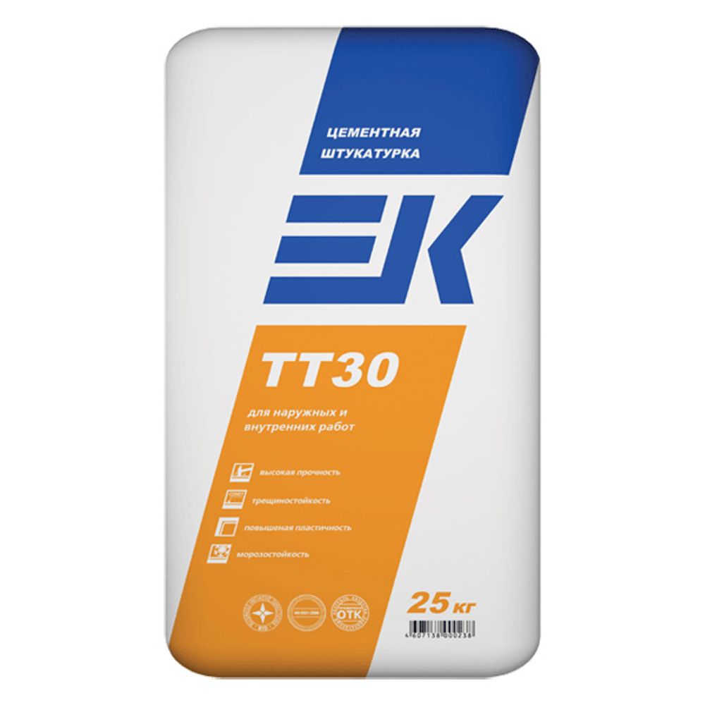 Цементная штукатурка ЕК ТТ30 (25кг)