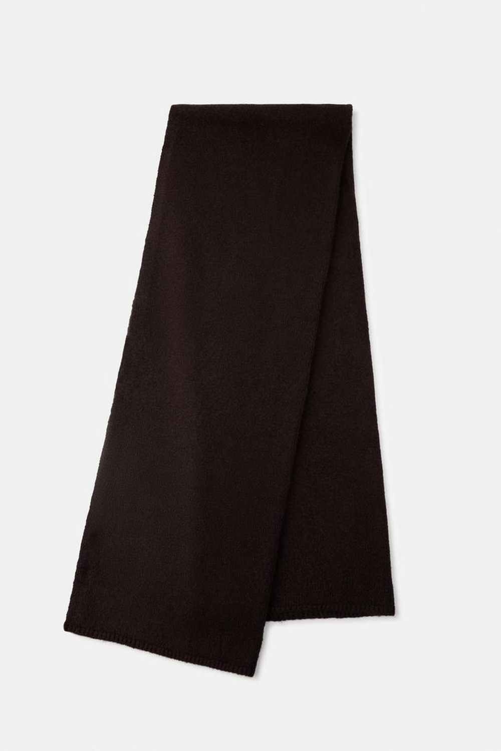 ZARA БАЗОВЫЙ ШАРФ, ШОКОЛАДНЫЙ