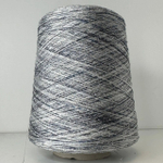 NARITA - Be.Mi.Va; вискоза, люрекс, п/а; 2400м/100гр; col. 050860, Ocaeno, цвет: бело-серо-синий с серебристым люрексом;