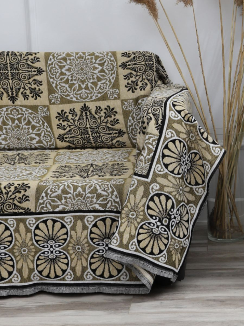 Покрывало на кровать, покрывало 2 спальное, гобелен с размерами: 200x210 см