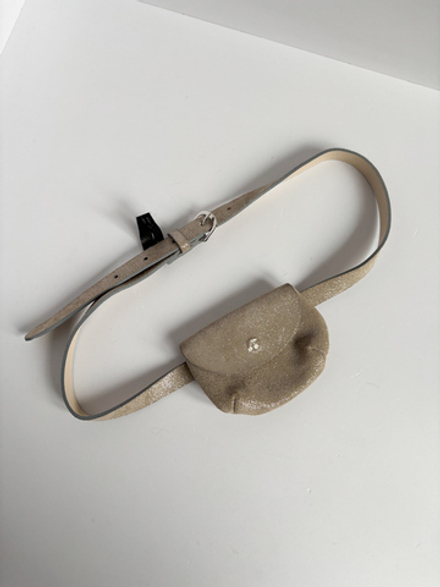 Кожаный ремень с кошельком Bonpoint