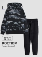 Костюм для мальчика в школу, худи и брюки