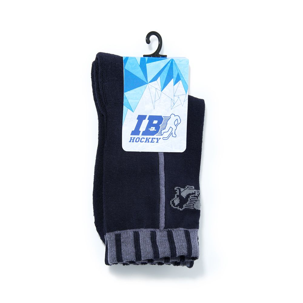 Носки толстые IB Hockey IB-3, SH-IB-3-42-43, р. 42-43, хлопок, поликолон, нейлон, эластан,темно-сини
