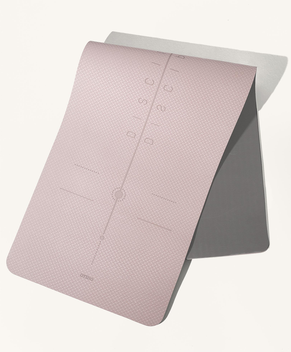 OYSHO Коврик для пилатеса толщиной 8 мм, розовый