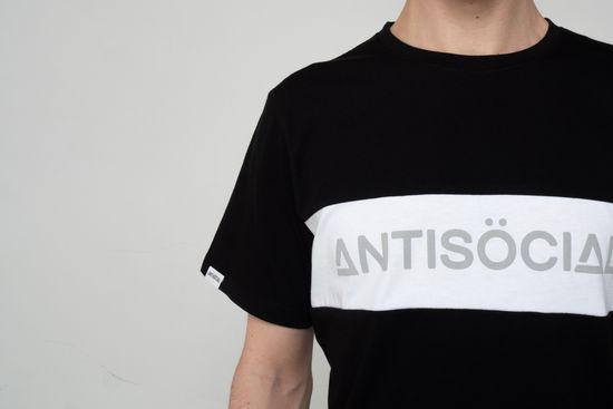 Футболка Antisocial Classic Black (чёрный)