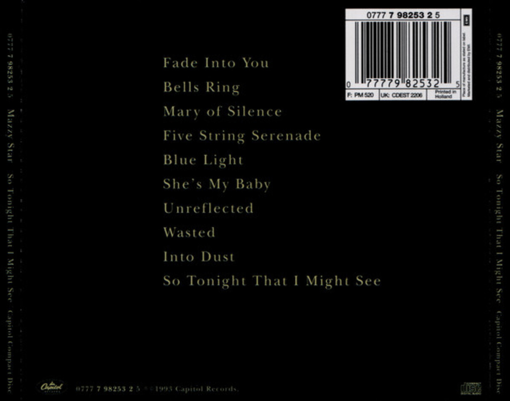 Mazzy Star / So Tonight That I Might See (CD)