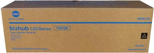 Картридж тонерный черный 1 шт Konica Minolta TN318K A0DK153