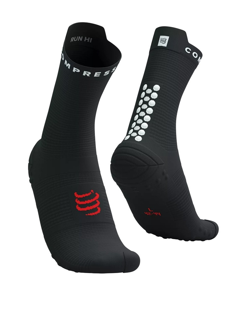 Теннисные носки Compressport Pro Racing v4.0 Run High 1P - Black