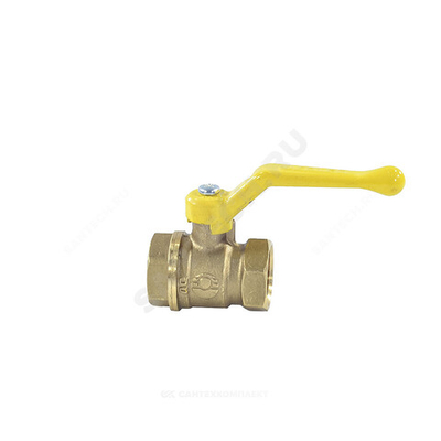 Кран шаровой латунь газ 11Б27фтМ Ду 15 Ру40 ВР полнопроходной рычаг VALFEX VF.271.LR3.012