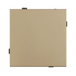 Механизм выключателя одноклавишный проходной SWT-TENDO-MKP1-SFPL-GD (230V, 10A) (Arlight, Матовый песочный) 054580