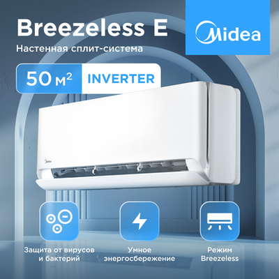 Настенная сплит-система Midea Breezeless E MSFE-18N8D6-I/MSFE-18N8D6-O