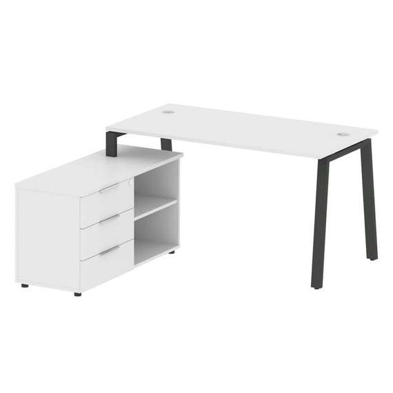 Метал Систем Рабочая станция с тумбой на А-образном м/к БА.РС-СТС-2.3 (L)