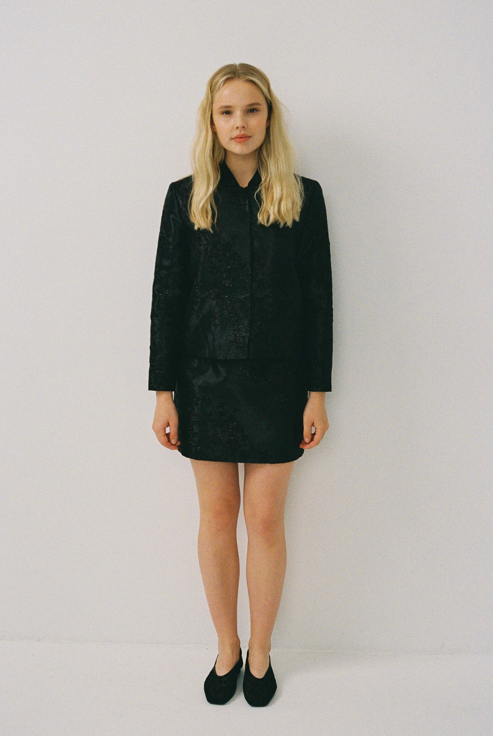 Black blossom jacket