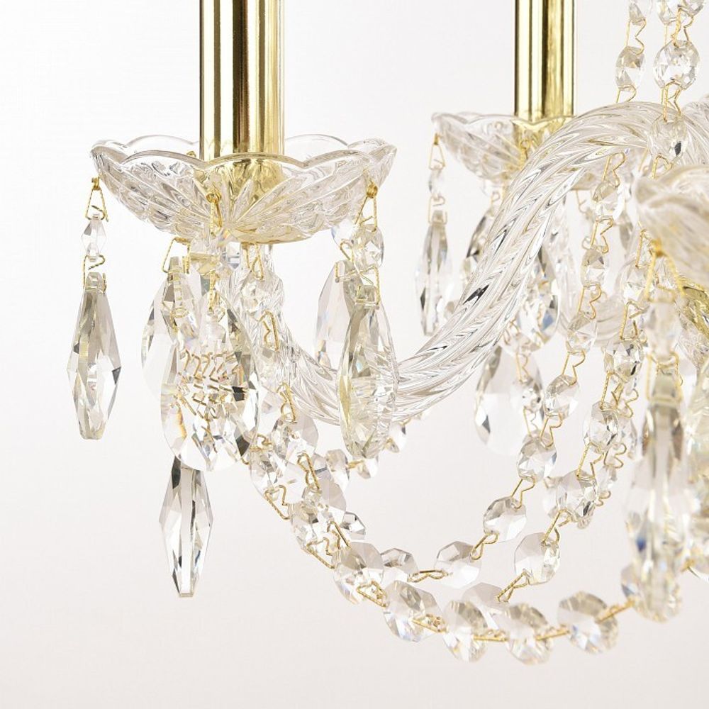 Подвесная люстра Bohemia Ivele Crystal 1402 1402/5/141/G
