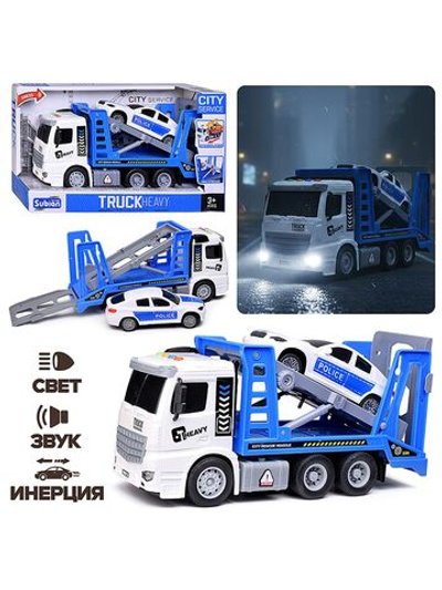 Машинка Аварийно спасательный транспорт (S977-7B)