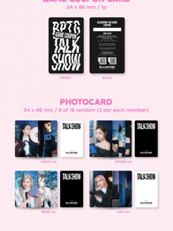 товары BLACKPINK - TALK SHOW THE GAME Photocard Collection