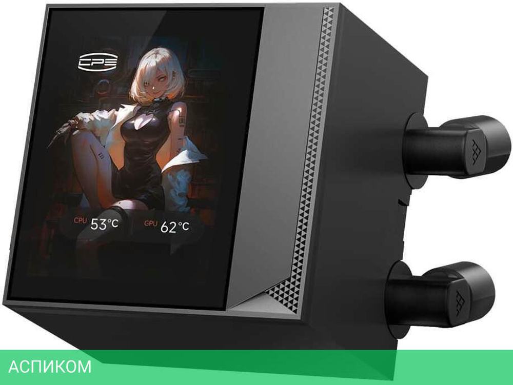 Система жидкостного охлаждения для процессора PCCooler DC360 Pro ARGB Display BK черный (DC360Pro-BKAWXY-GL)