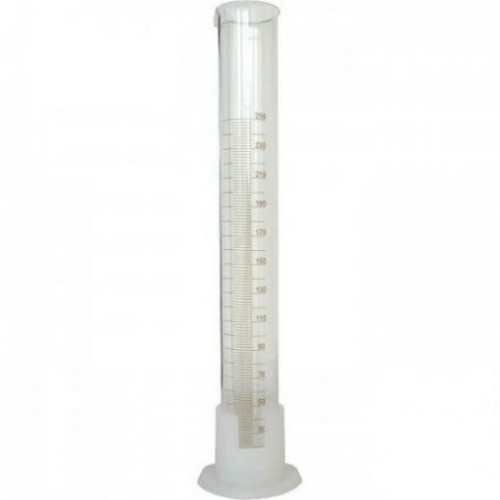 Цилиндр мерный 250мл стекло на белом основании