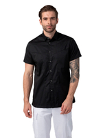 Рубашка медицинская мужская Dr. Nice DRN711 с отложным воротником, белый, 54