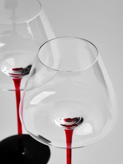 Набор бокалов для вина на длинной ножке 2 шт