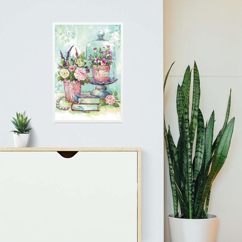 Пазл Hatber "Акварельные букеты" , 500 деталей , 500П32_18088, картонная основа, от 12 лет